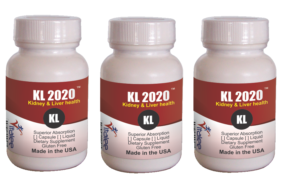 KL-2020 Liver and Kidneys Function Helper (3 bottles Caps 60 cnt)