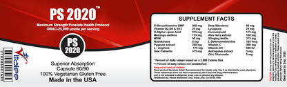 PS2020-Prostate BPH Supplement Economy Pack (Caps 3X 60ct)