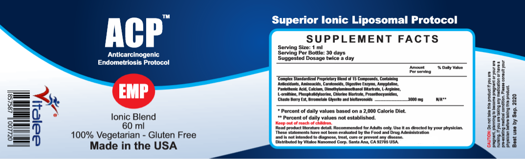 Endometriosis Supplement Pack of for pelvic or menstrual period pain (3X60 ml)