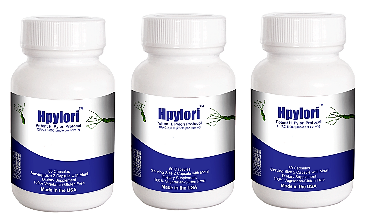 Helicobacter Pylori and Leaky Gut Economy Pack(3X60ct)