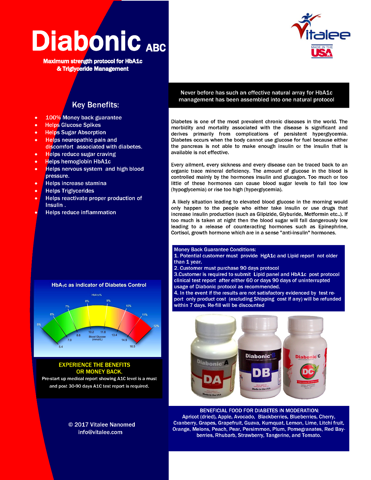 Diabonic ABC-Diabetes Protocol Pack (Capsule, 3 Bottles of 60 count )