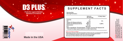 Vitalee High Potency Vitamin C, D3 & E Economy Combo Pack (3X 30ct)