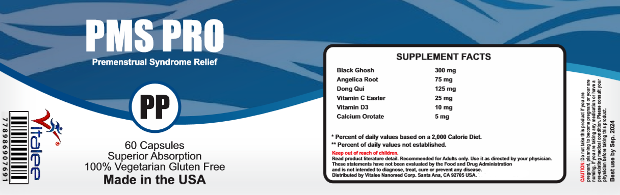 PMS Pro -Premenstrual Syndrome(Capsule 60ct)