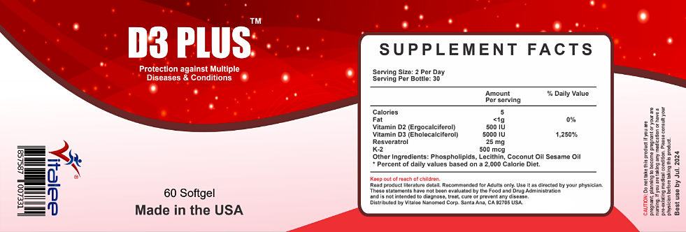 Bone Combo Pack-Vitamin D3 Plus & Calmatate XP (2x60ct )