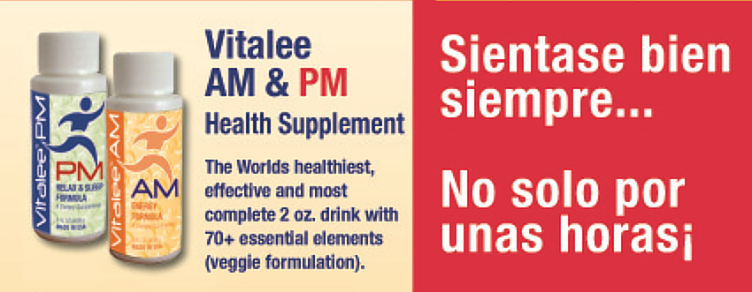Vitalee AM and PM, Fuel for Life. (60 ml liquid 1 Box containing 7AM and 7PM)