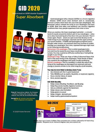 GID 2020- Super Gastrointestinol Supplement Drink (1 bottle, 120 ml)