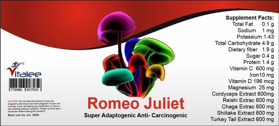 Romeo Juliet- Super Ionic Healthy Immune System Protocol (60 ml)