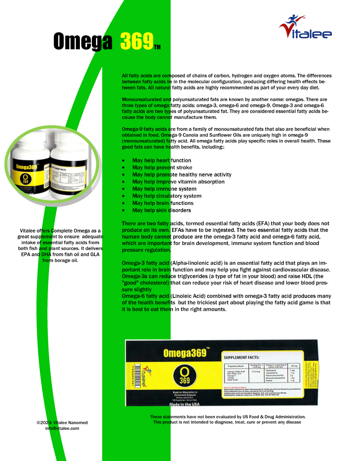 Advanced Omega369 EPA, DHA and GLA (Softgel 2 bottle)