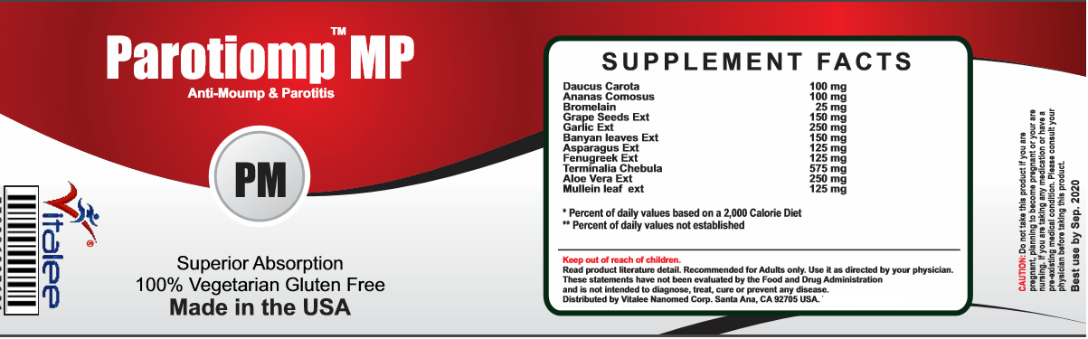 Parotiomp MP-Mumps Classic Childhood Infections. (Capsule 60ct)