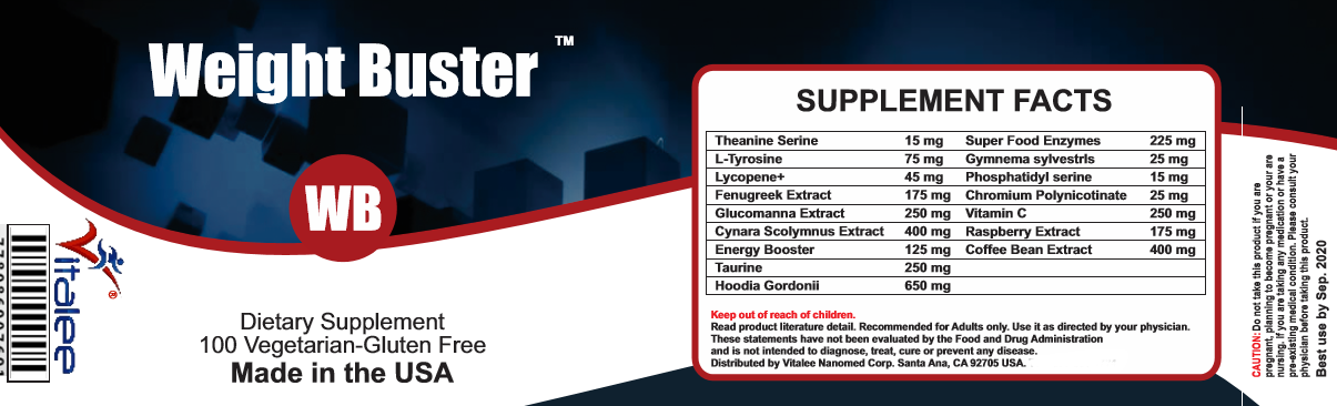 Weight Buster Anti Obesity & Weight Management Protocol 3 Bottles- (Capsule 60X3)