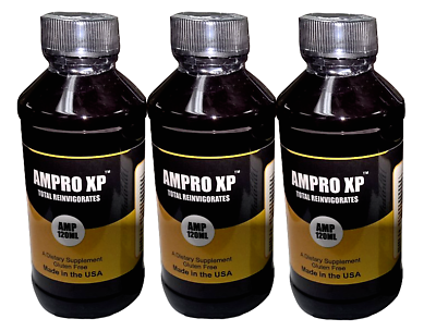 Ampro XP Super Energy & Immune Sytem Booster. (120 ml, Pack 3 Bottles)