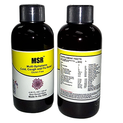 MSR-Economy Pack-Cold, Flu,Throat Infection Rapid Relief (3 Bottles 120 ml)