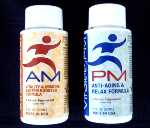 Vitalee AM and PM, Fuel for Life. (60 ml liquid 1 Box containing 7AM and 7PM)