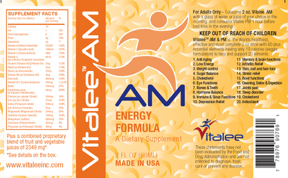 1036-Vitalee AM , Immune System Booster. ( 3X120 ml)